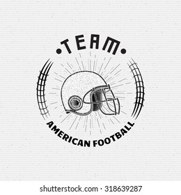 American Football badges logos and labels It can be used to design prints on clothes