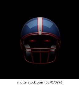 american football ball 3d realistic object place for text background vector eps 10 2017