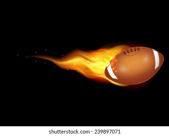 2,080 American Football Ball Fire Images, Stock Photos & Vectors ...