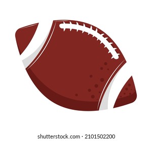 american football ball icon flat