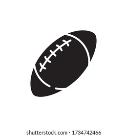 american football, ball icon, glyph style icon