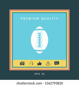American Football Ball icon. Graphic elements for your design