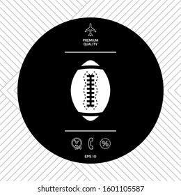 American Football Ball icon. Graphic elements for your design
