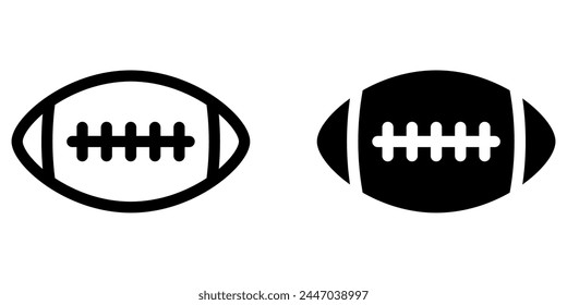 American football ball icon symbol