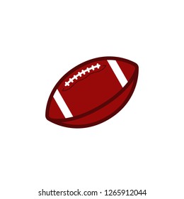 American football ball icon vector illustration