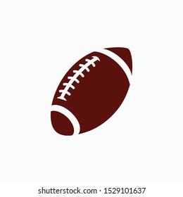 american football ball icon vector sign symbol isolated