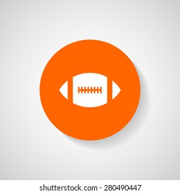 American football ball icon - Vector