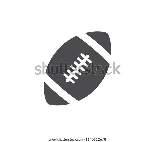 American football ball icon. Vector American football\
ball.  Football ball.\
