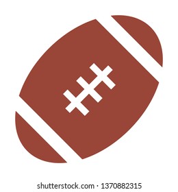 american football ball illustration. play sports game symbol