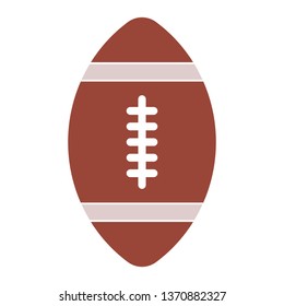 american football ball illustration. play sports game