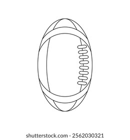 American Football Ball Line design