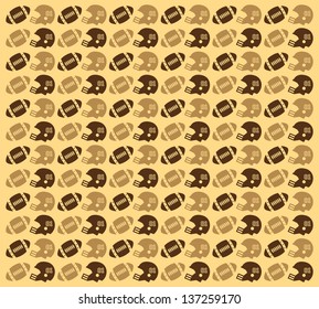 American Football Ball Pattern