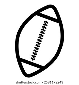 American Football ball realistic on white background
Vector american football ball eps