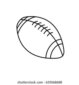 american football ball sport play equipment line