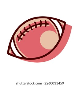 american football ball sports icon