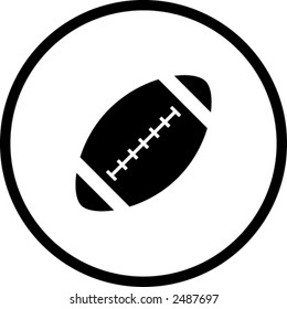 american football ball symbol