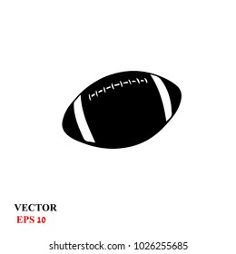American football ball vector