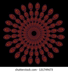 american football ball vector art
