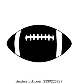 American football ball vector design