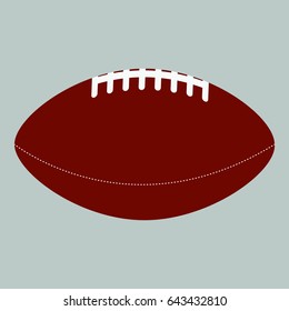 An American football ball in vector format.