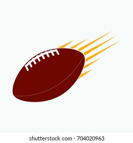 An American football ball in vector format.