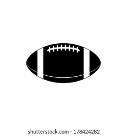 american football ball - vector icon