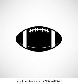 American football ball - vector icon