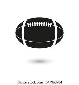 American football ball - vector icon