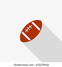 american football ball vector icon