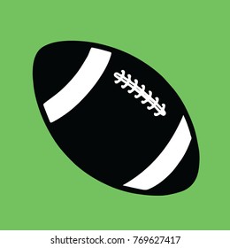 American football ball - vector icon