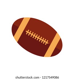American football ball. Vector Illustration. Ball