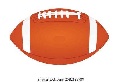 American football ball. vector illustration