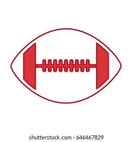 american football balloon icon