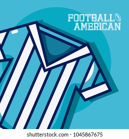 American football blue