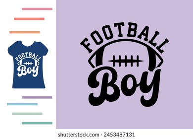 American football boy t shirt design