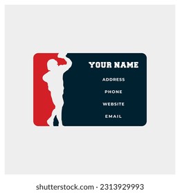 American Football Business Card Design