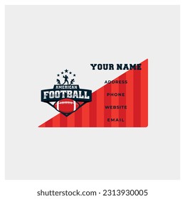 American Football Business Card Design