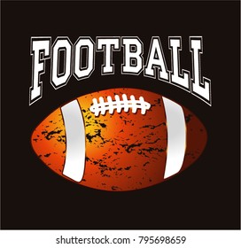 American football cartoon