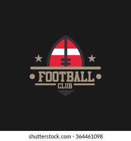 american football challenge winner logo. Vector abstract isolated illustration. Sport Team Identity Vector Illustrations