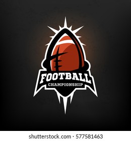American Football Championship Logo.