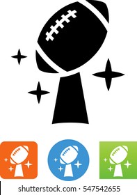 American Football Championship Trophy Icon