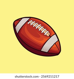 American Football clip vintage style design