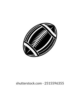 American football clipart vector illustration