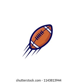 American Football Club Logo Vector Template Design Illustration. Flag Football logo design. 