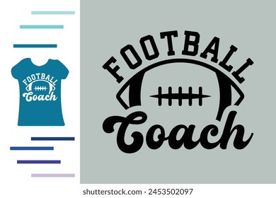 American football coach t shirt design