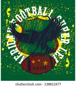 american football college team vector art