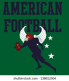 american football college team vector art