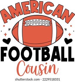 American football cousin svg design, Field, Football Season, Football Items, svg