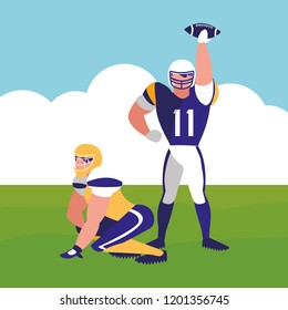American football design