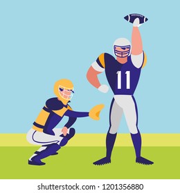 American football design